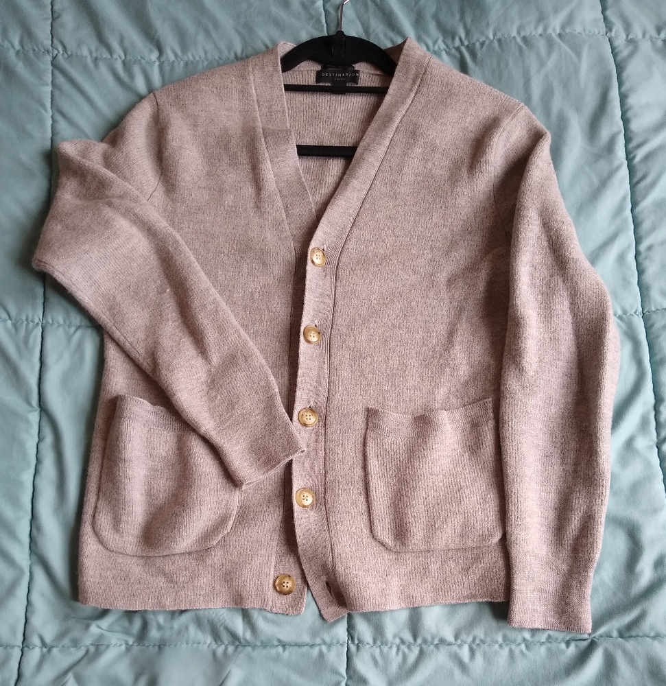 J. Crew Gray Cardigan (S/M) *Read Desc.